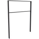 Fahrradanlehnbügel aus Flachstahl in DB 703