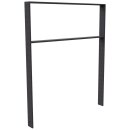 Fahrradanlehnbügel aus Flachstahl in DB 703