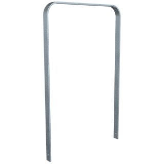 Fahrradanlehnbügel aus Flachstahl in gebogener Ausführung