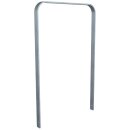Fahrradanlehnbügel aus Flachstahl in gebogener...