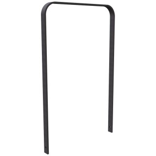 Fahrradanlehnbügel aus Flachstahl in gebogener Ausführung in DB 703