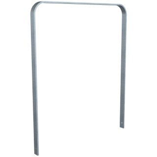 Fahrradanlehnbügel aus Flachstahl in gebogener Ausführung