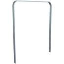 Fahrradanlehnbügel aus Flachstahl in gebogener...