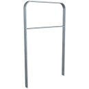 Fahrradanlehnbügel aus Flachstahl in gebogener...