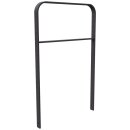 Fahrradanlehnbügel aus Flachstahl in gebogener...