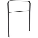 Fahrradanlehnbügel aus Flachstahl in gebogener...