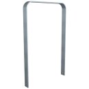 Fahrradanlehnbügel aus Flachstahl in gebogener...