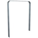 Fahrradanlehnbügel aus Flachstahl in gebogener...