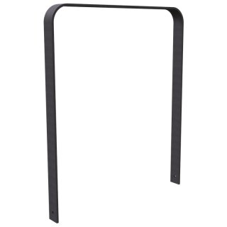 Fahrradanlehnbügel aus Flachstahl in gebogener Ausführung in DB 703