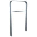 Fahrradanlehnbügel aus Flachstahl in gebogener...