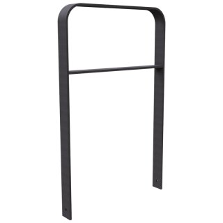 Fahrradanlehnbügel aus Flachstahl in gebogener Ausführung in DB 703