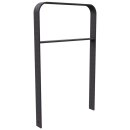 Fahrradanlehnbügel aus Flachstahl in gebogener...