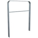 Fahrradanlehnbügel aus Flachstahl in gebogener...