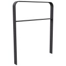 Fahrradanlehnbügel aus Flachstahl in gebogener...