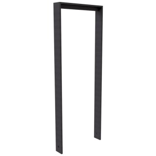 Fahrradanlehnbügel aus Flachstahl mit Unterzug in DB 703