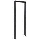 Fahrradanlehnbügel aus Flachstahl mit Unterzug in DB...