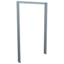 Fahrradanlehnbügel aus Flachstahl mit Unterzug in DB...