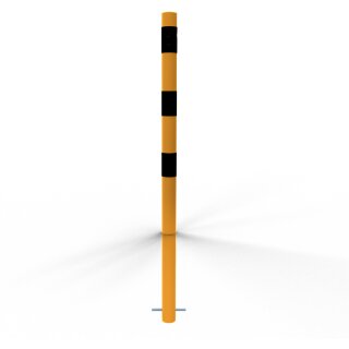 Stahlrohrpoller Ø 60 mm gelb/schwarz