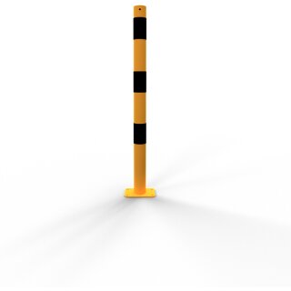 Stahlrohrpoller Ø 60 mm gelb/schwarz