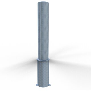 Stahlrohrpoller Ø 193 mm verzinkt