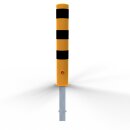 Stahlrohrpoller Ø 152 mm gelb/schwarz