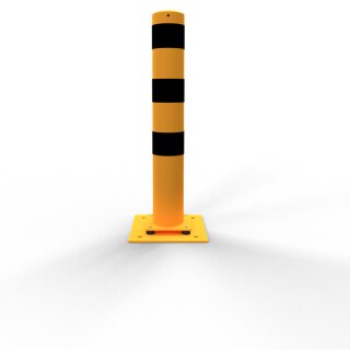 Elastischer Stahlrohrpoller Ø 152 mm gelb/schwarz