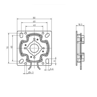 Click-Antriebslager VK 4015 K-05