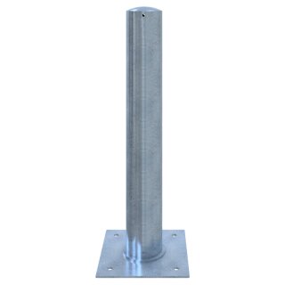 Stahlrohrpoller Ø 152 mm, Neigbar, verzinkt