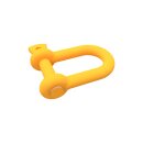 Schäkel verzinkt und gelb beschichtet