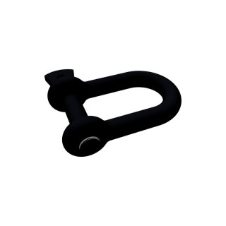 Schäkel verzinkt und schwarz beschichtet