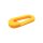 Verbindungsglied aus Stahl, gelb beschichtet