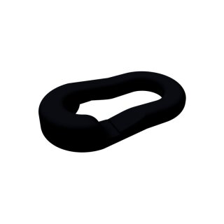 Verbindungsglied aus Stahl, schwarz beschichtet