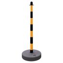 Kettenständer aus Kunstoff in gelb/schwarz