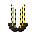 Kettenständer Set gelb/schwarz