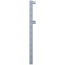 Endpfosten Stahlrohr 70 x 70 mm, verzinkt