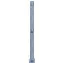 Endpfosten Stahlrohr 70 x 70 mm, verzinkt