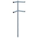 Eckpfosten Stahlrohr Ø 48 mm, verzinkt