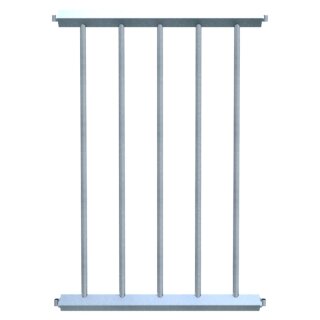 Schuttzaungitter Stahlrohr, Länge 750 mm, verzinkt