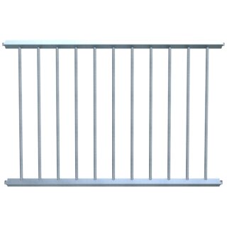 Schuttzaungitter Stahlrohr, Länge 1500 mm