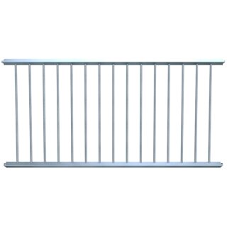 Schuttzaungitter Stahlrohr, Länge 2000 mm