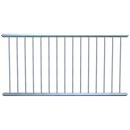 Schuttzaungitter Stahlrohr, Länge 2000 mm