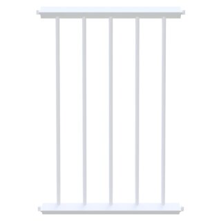 Schutzzaungitter Stahlrohr, Länge 750 mm, Weiß