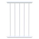 Schutzzaungitter Stahlrohr, Länge 750 mm, Weiß