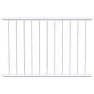 Schutzzaungitter Stahlrohr, Länge 1500 mm, Weiß