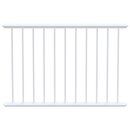 Schutzzaungitter Stahlrohr, Länge 1500 mm, Weiß