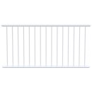 Schutzzaungitter Stahlrohr, Länge 2000 mm, Weiß