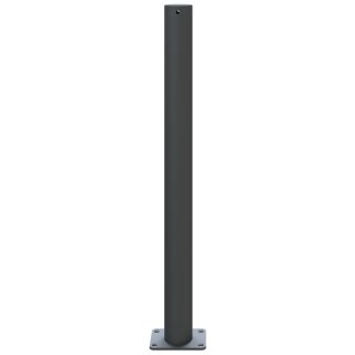 Stilpoller Stahl Anthrazitgrau RAL 7016, Rund Ø 76mm, Überflur 950 mm