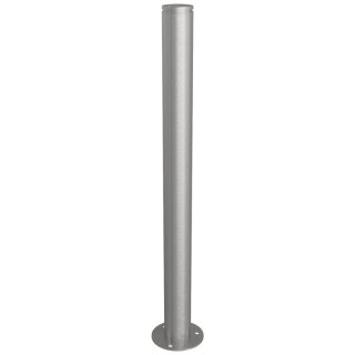 Edelstahlpfosten "geschliffen", Rund Ø 76mm, Überflur 900mm
