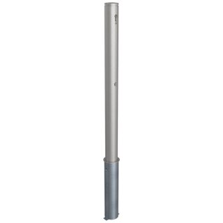 Edelstahlpfosten "geschliffen" Rund Ø 76 mm, Überfllur 900 mm
