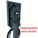 Hochwertige Universal-Standsäule für Wallboxen mit Wetterschutz